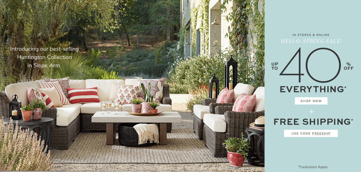 potterybarn offers