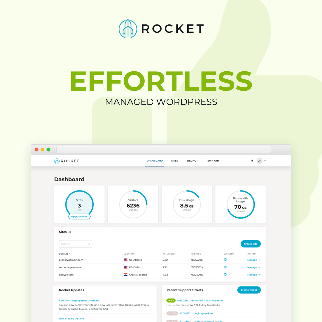 Rocket Web Hosting